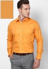 Raymond Orange Regular Formal Shirt men