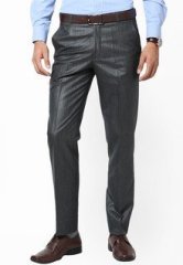 Richlook Solid Blue Formal Trouser men