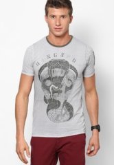 Ringspun Olive Crew Neck T Shirt men