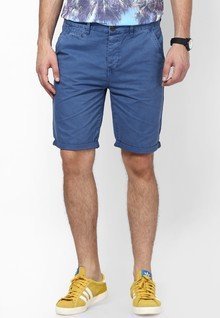 River Island Biro Blue Mama Chino Shorts men