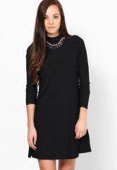 River Island Black Full Sleeves Dress women