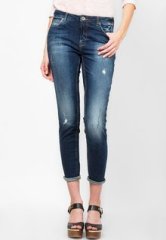 River Island Dark Wash Slim Boyfriend Jeans women