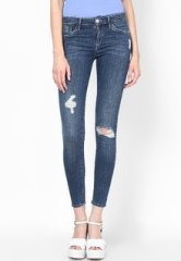 River Island Dark Wash Superskinny Reform Jeans women