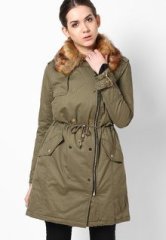 River Island Khaki Parka Trench women