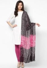 Ruhaans Pink Embellished Dupatta women