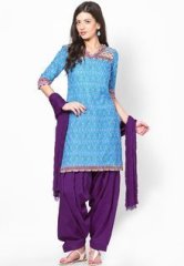 Ruhaans Purple Solid Patiala Salwar With Dupatta women