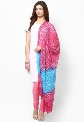 Ruhaans Red Embellished Dupattas women