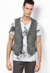 S Oliver Drak Grey Waistcoat men