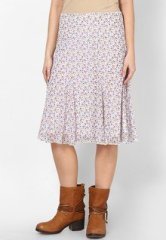 S Oliver White Short Skirt women