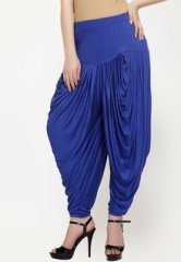 Sakhi Sang Solid Blue Dhoti Salwars women