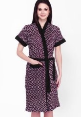 Sand Dune Purple Printed Nightwear women