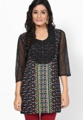 Sangria Dark Grey Kurtis & Kurtas women