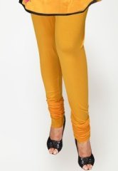 Sareez Solid Yellow Leggings women