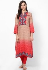 Shree Beige Kurtis & Kurtas women