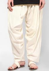 Shree Off White Cotton Salwar women