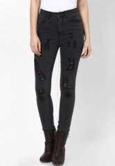 Sisters Point Dark Grey Jeans women