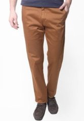 Skookie Solid Brown Chinos men