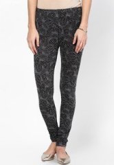 Softwear Printed Black Legging women