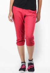 Softwear Red Solid Capri women