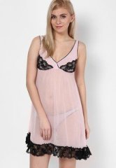 Soie Pink Night Dress women