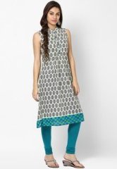 Span Cotton Multi Straight Kurta women