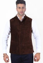 Sportking Solid Brown Ethnic Jacket men