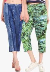 Studio West Multicoloured Printed Capris women