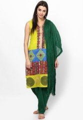 Stylenmart Green Bottom And Dupatta women