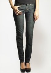 The Vanca Solid Black/Grey Jeans women