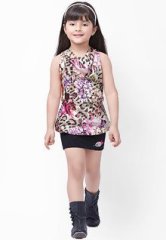 Tiny Baby Black Casual Dress girls