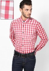 Tommy Hilfiger Tango Red Full Sleeve Casual Shirts men