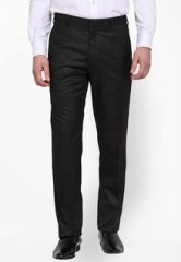 Torino Solid Black Chinos men