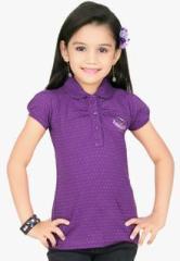 Triki Purple Casual Top girls