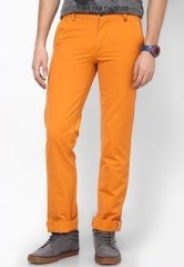 Turtle Solid Orange Chinos men