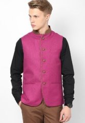 Tuxedo Solid Purple Waistcoat men