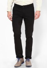 United Colors Of Benetton Black Cross Pocket Stretch Chinos men