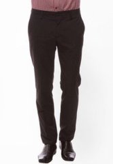 Urban Nomad Solid Black Chinos men