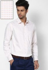 Van Heusen Beige Full Sleeve Formal Shirt men