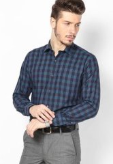 Van Heusen Green Full Sleeve Formal Shirt men