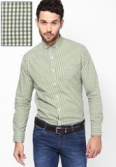 Van Heusen Sport Green Full Sleeve Casual Shirt men