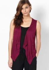 Vero Moda Purple Dark Cardigan women