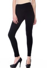 Vvoguish Black Solid Leggings women