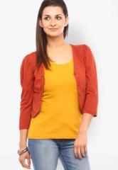 Vvoguish Rust Solid Shrug women