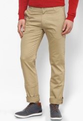 Wills Lifestyle Beige Chinos men