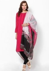 Wishful By W Printed Black Dupatta women