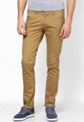 Wrangler Dark Khaki Casual Trouser men