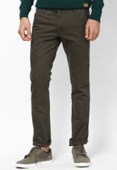 Wrangler Olive Casual Trouser men