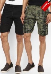 Wym Printed Olive Shorts men