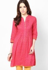 Xora Pink Printed Tunic women