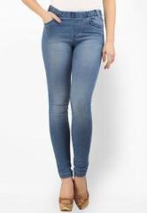 Xpose Blue Solid Jegging women